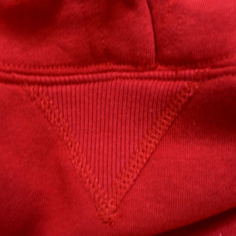 Russell Athletic Mens Red Pullover Fleece Hoodie UC84MLS New With Tags - Picture 3 of 4